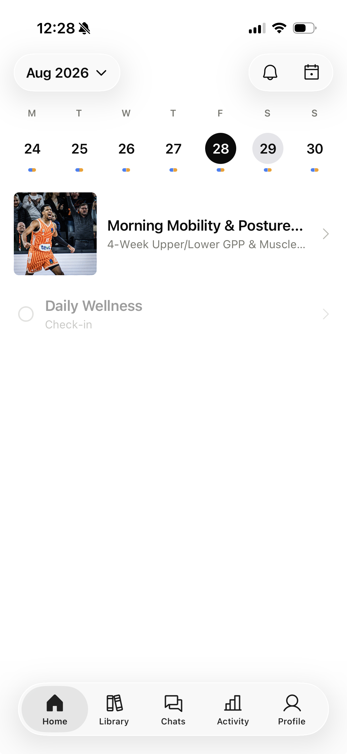 The Relay athlete app on a phone